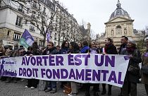 manifestazioni pro aborto a Parigi