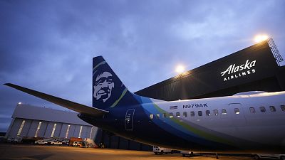 Un avion de la compagnie Alaska Airlines
