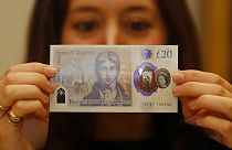 Die neue 20-Pfund-Banknote wird bei einem Fototermin in der Tate Britain in London gezeigt, Donnerstag, 20. Februar 2020. 