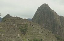 انهيار أرضي  بالقرب من موقع ماتشو بيتشو الأثري في البيرو.