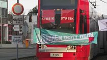 Captura de vídeo: Huelga de transportes en Alemania.