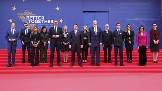 Лидеры стран Западных Балкан на саммите в Тиране