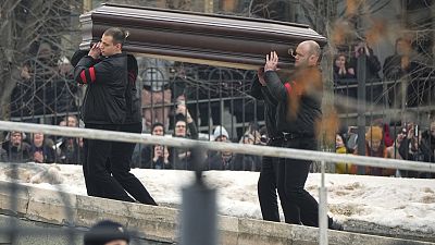 Iglesia entierro Navalni