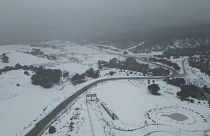 تساقط الثلوج بخنشلة-الجزائر 