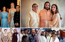 مهمانان مراسم عروسی پسر ثروتمندترین فرد هند
