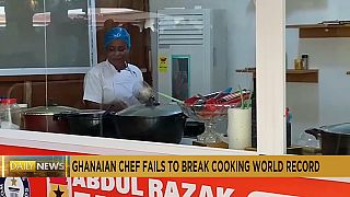 Guiness World Record: Ghanaian chef's attempt fails
