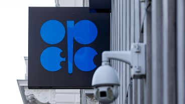 The logo of the Organization of the Petroleoum Exporting Countries (OPEC) is seen outside of OPEC's headquarters in Vienna, Austria, March 3, 2022.