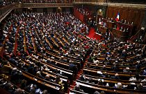 Les députés et sénateurs étaient réunis en Congrès au château de Versailles, lundi 4 mars 2024.