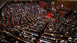 Les députés et sénateurs étaient réunis en Congrès au château de Versailles, lundi 4 mars 2024.
