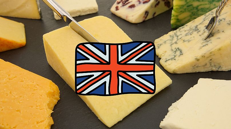 Cheddar e Stilton são apenas dois dos 261 queijos locais da Grã-Bretanha.