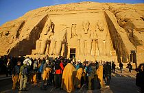 II. Ramses heykelinin alt kısmı 1930 yılında ortaya çıkarılmıştı