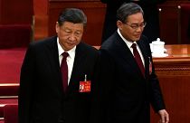 لی کیانگ، نخست‌وزیر و شی‌ جین پینگ، رئيس جمهوری چین