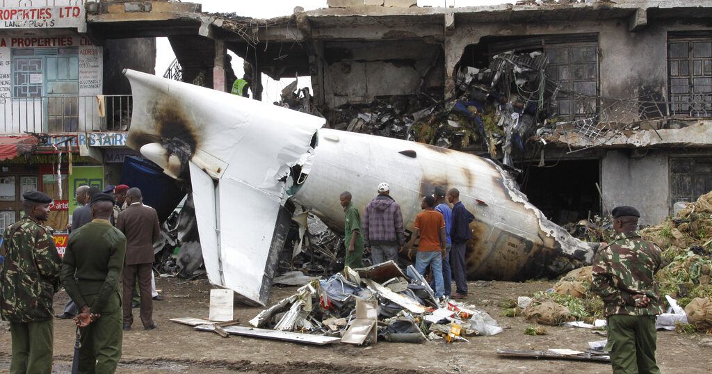 Two dead as planes collide mid-air in Nairobi, Kenya