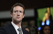 Mark Zuckerberg egy bírósági meghallgatáson Washingtonban 2024. január 31-én