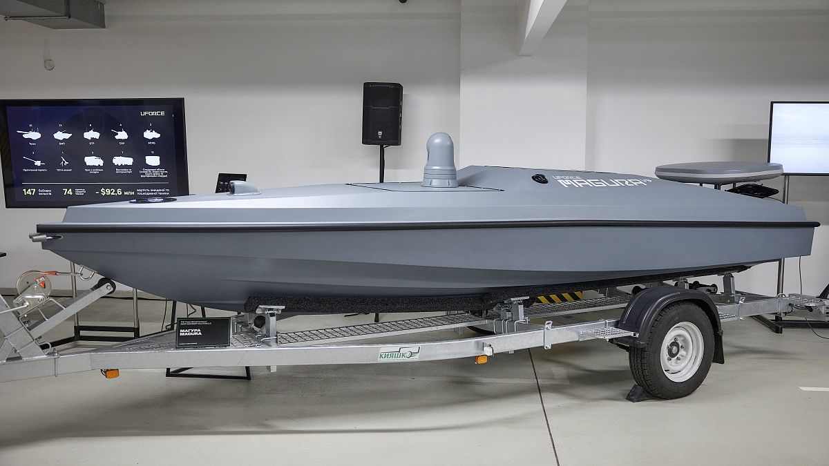 Os drones navais Magura V são produzidos pela Ucrânia