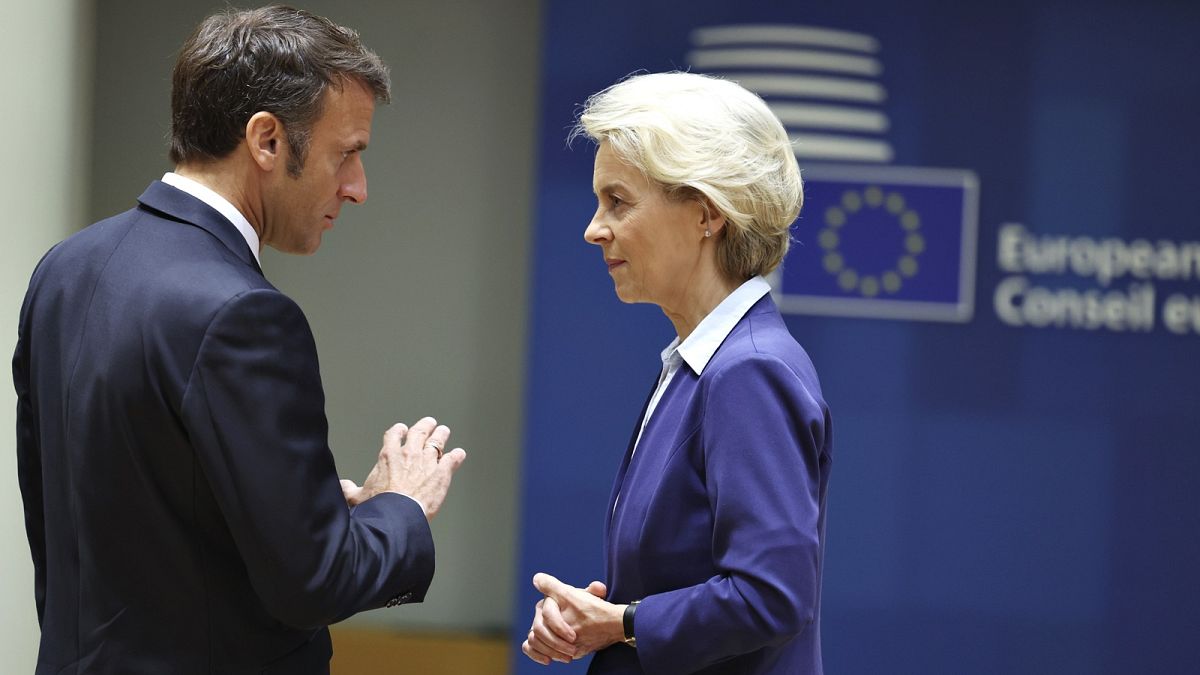 Ursula von der Leyen desenvolveu uma estreita relação de trabalho com o Presidente francês Emmanuel Macron.