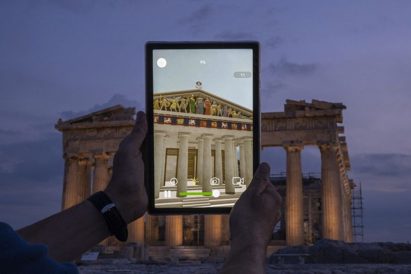 Egy app mutatja, milyen volt 2500 évvel ezelőtt a Parthenon