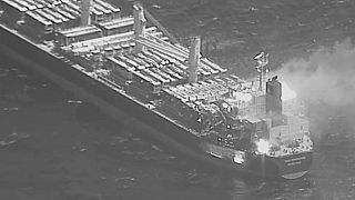 صورة للسفينة "أم في ترو كونفيدانس" نشرتها القيادة المركزية الأميركية