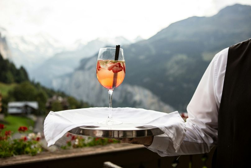 Luxury service at a hotel in Switzerland