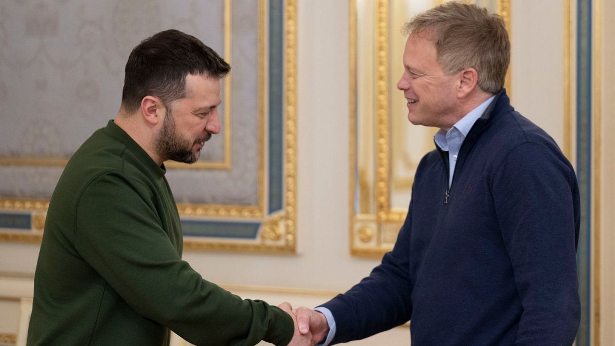 ملاقات وزیر دفاع بریتانیا با رئیس جمهوری اوکراین