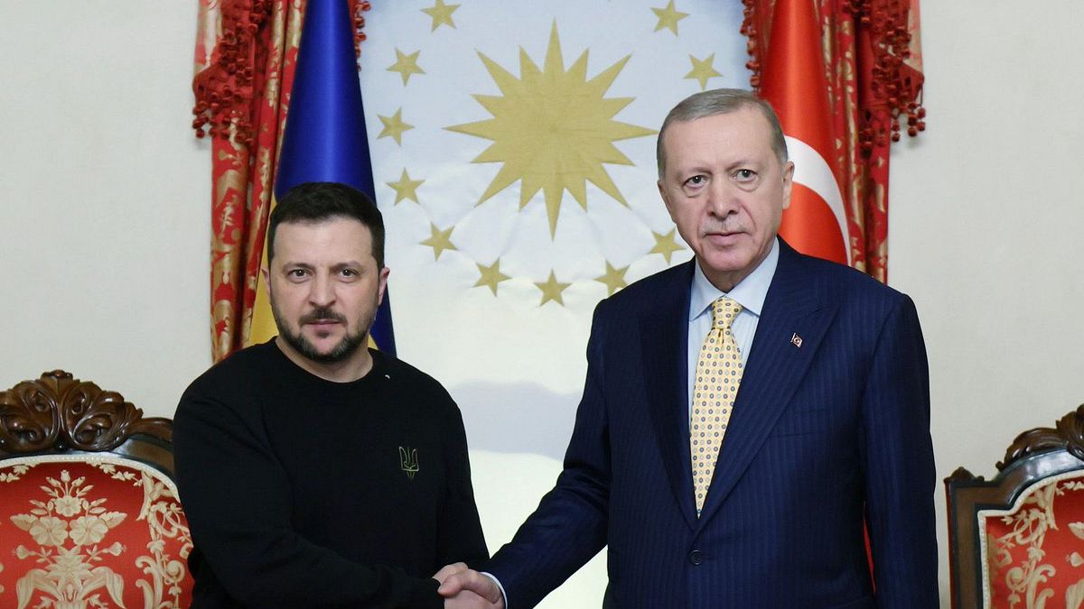 Ukrayna Devlet Başkanı Zelenskiy ile Cumhurbaşkanı Erdoğan bir araya geldi.