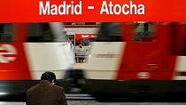 Plataforma da estação de Atocha onde ocorreu uma das explosões.