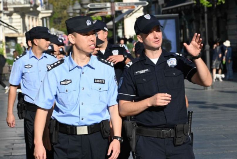Szerb és kínai rendőrök együtt járőröztek Belgrádban