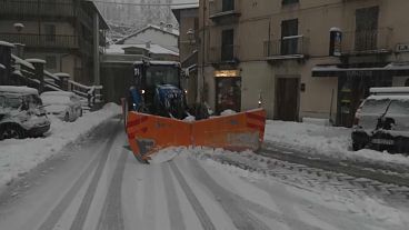 Schnee in Norditalien
