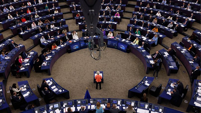 صحن پارلمان اروپا در استراسبورگ