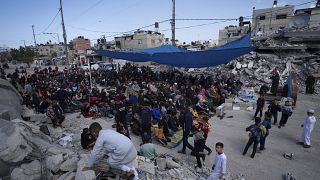 ظروف قاسية للنازحين الفلسطينيين في رفح