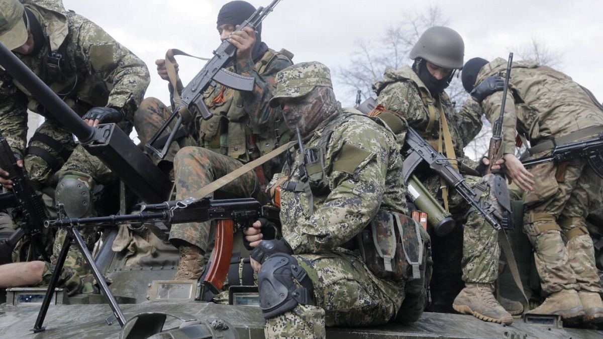 Ukrayna'nın doğusundaki milis güçler (arşiv)