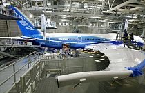 Boeing'in üretimi tamamlanan 787 Dreamliner tipi yolcu uçağı 
