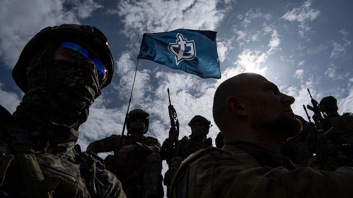 Az Orosz Önkéntes Hadtest katonái 2023. májusában