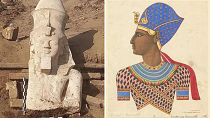 مجسمه رامسس دوم در مصر
