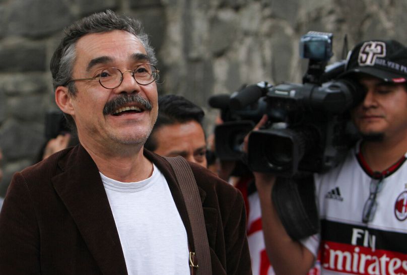 Gonzalo Garcia, left, son of Colombian author and Nobel literature laureate Gabriel Garcia Marquez