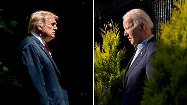 Il presidente Joe Biden e il candidato repubblicano Donald Trump 