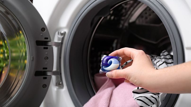 Laundry pods are another source of microplastic pollution.