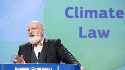 March 2020, within a hundred days of taking office, the then environment commissioner Frans Timmermans unveils the EU's net-zero proposal, now fixed in law.