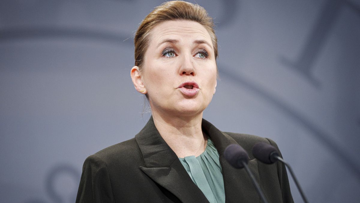 La primera ministra danesa, Mette Frederiksen.
