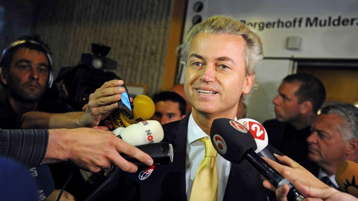Right-wing politician Geert Wilders