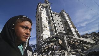 Разрушенный при обстреле дом в Рафахе на юге сектора Газа, 9 марта 2024 года.
