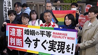 Jogaikért tüntetnek a japán LMBTQ+ közösség tagjai