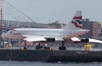 Concorde sobrevoa Nova Iorque após meses de remodelação