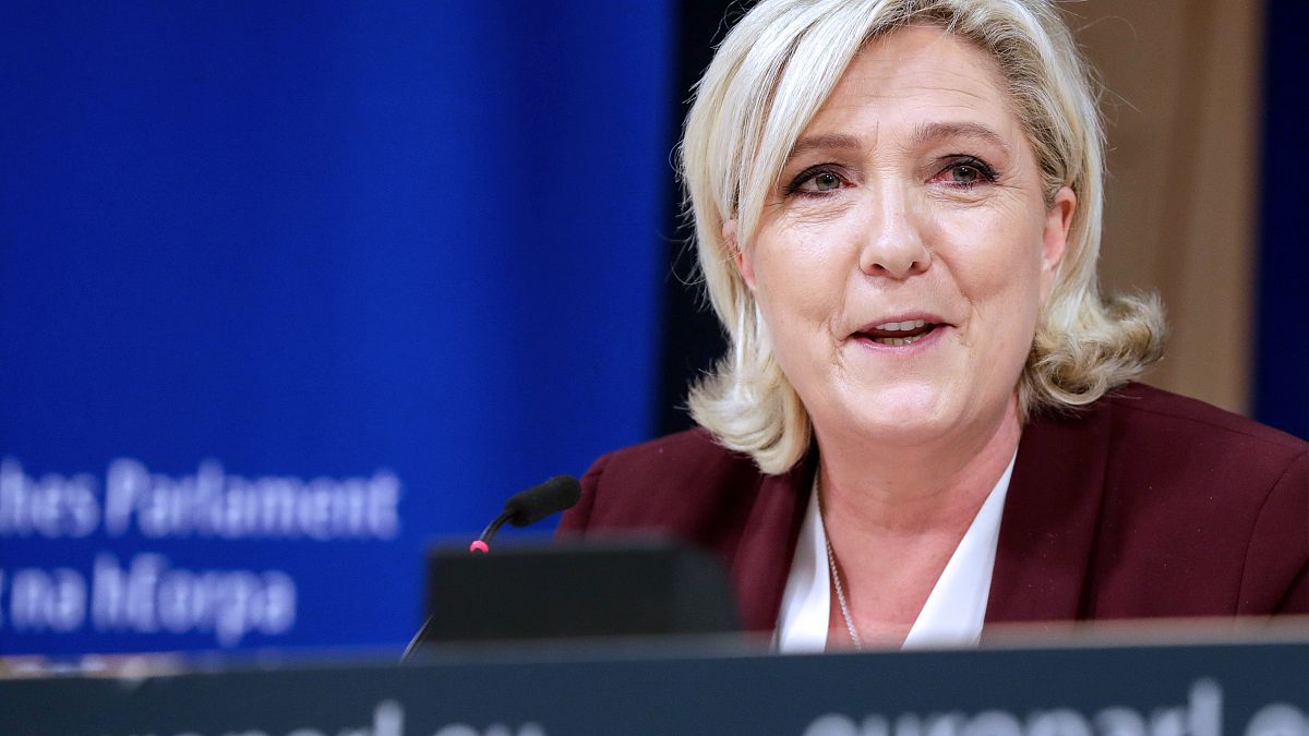 Marine Le Pen Brüsszelben 2019. június 13-án