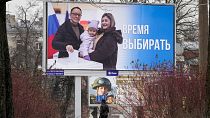تبلیغات برای شرکت در انتخابات در روسیه