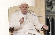 Ferenc pápa a Vatikánban