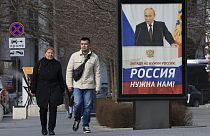 Putyin, mint plakát utcám oldalán