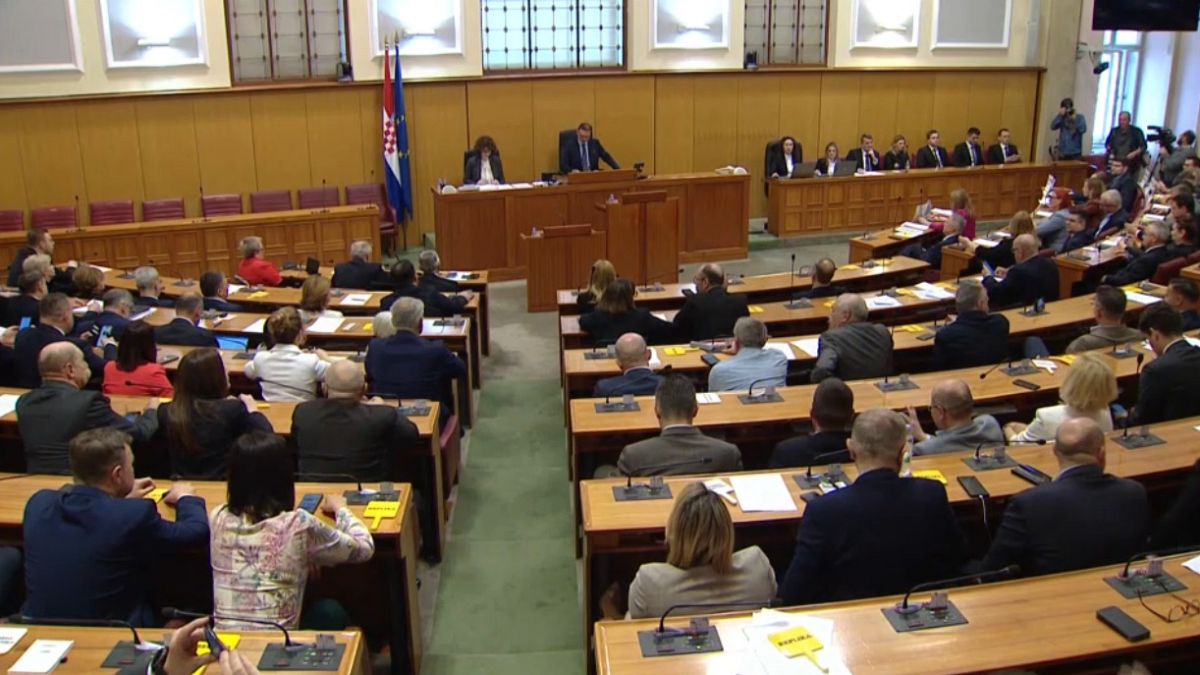 Parlamento de Croacia.