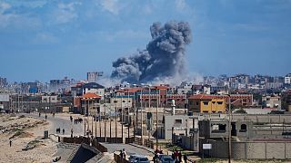 قصف إسرائيلي على وسط غزة. 2024/03/15