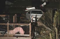 Разрушения в районе Индиан-Лейк, штат Огайо.